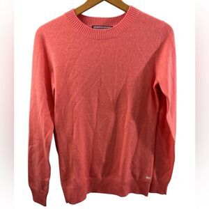Vineyard Vines Cashmere Sweater Pink Size Medium. Preppy Cozy Career. w/ Flaw